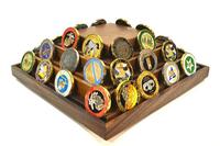 Coin Display "Lazy Susan" (Oak)